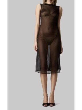 Murmur Sheer Midi Dress